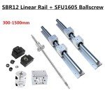 SBR12 1500mm Linear Rail & SFU1204 Ballscrew Set