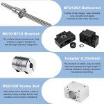 CNC Ball Screw SFU1204 with End Support Kit