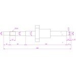 Befenybay SFU1204 Ball Screw 12mm x 4mm x 200mm