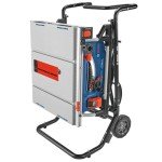 BOSCH GTS15-10 10 Inch Portable Jobsite Table Saw with Gravity-Rise Wheeled Stand, 15 Amp, 32-1/8 Inch Rip Capacity, 4 HP