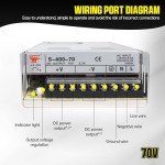 RATTMMOTOR 400W 70V Switch Power Supply Adapter