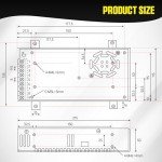 RATTMMOTOR 400W 70V Switch Power Supply Adapter