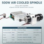 500W Air Cooled CNC Spindle Motor with Controller
