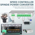 500W Air Cooled CNC Spindle Motor with Controller
