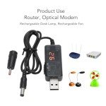 Power Bank Router Boost Cable with Digital Display