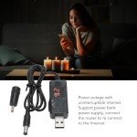 Power Bank Router Boost Cable with Digital Display