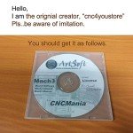 Mach3 CNC Software - 1 CD from Artsoft