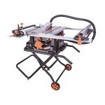 Evolution Power Tools Rage 5-S Table Saw, Multi-Purpose & Portable, Multi-Material Cutting, Cuts Wood, Metal, Plastic & More, Bevel & Miter Capacity, 3 Year Warranty, 10-Inch TCT Blade Included