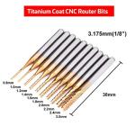 40-Piece CNC Router Bits Set with 1/8" Shank