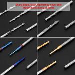 40-Piece CNC Router Bits Set with 1/8" Shank