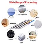 40-Piece CNC Router Bits Set with 1/8" Shank