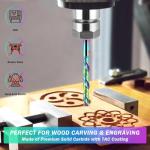 BINSTAK Up & Down Compression Router Bit, 1/4” Shank