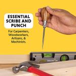 General Tools Scratch Awl with Hardwood Handle