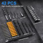 12V Cordless Drill Set with 42 Accessories