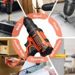 VIWKO 20V Cordless Drill Set with 42 Bits