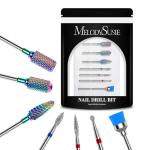 MelodySusie 7-Piece Nail Drill Bits Set