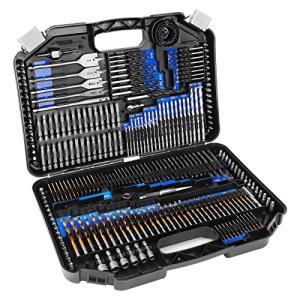 COMOWARE 246-Piece Drill Bit Set for All Materials