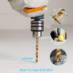 19-Piece Hex Drill Bit Set for Wood