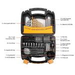 100-Piece Drill & Driver Bit Set with Case