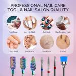 MelodySusie 7-Piece Nail Drill Bits Set