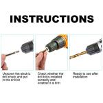 19-Piece Hex Drill Bit Set for Wood