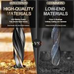 13-Piece Hex Shank Drill Bit Set for Wood and Metal