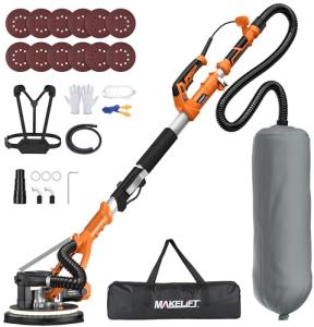 Drywall Sander with Vacuum and LED Light