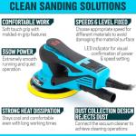 Electric Random Orbital Sander with Brushless Motor