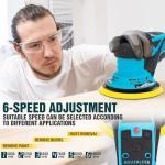 Electric Random Orbital Sander with Brushless Motor