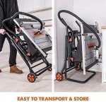 Evolution Power Tools Rage 5-S Table Saw, Multi-Purpose & Portable, Multi-Material Cutting, Cuts Wood, Metal, Plastic & More, Bevel & Miter Capacity, 3 Year Warranty, 10-Inch TCT Blade Included