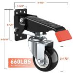 Heavy Duty Workbench Caster Wheels - 4 Pack