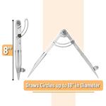 Mr. Pen 8-Inch Woodworking Compass with Wing