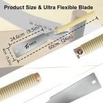 KERYE 9.5-Inch Japanese Pull Saw with Replaceable Blade