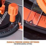 Evolution Power Tools Rage 5-S Table Saw, Multi-Purpose & Portable, Multi-Material Cutting, Cuts Wood, Metal, Plastic & More, Bevel & Miter Capacity, 3 Year Warranty, 10-Inch TCT Blade Included