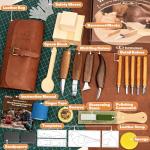 32-Piece Wood Carving Tool Kit for Beginners