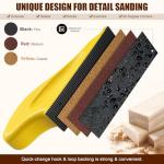 90PCS Mini Detail Sander Kit with Sandpaper