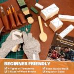 32-Piece Wood Carving Tool Kit for Beginners