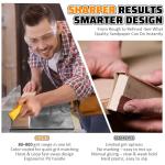 54PCS Micro Sander Set with 80-800 Grit Sandpaper