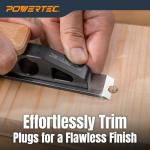 POWERTEC Compact Chisel Plane with Flat Blade