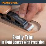 POWERTEC Compact Chisel Plane with Flat Blade