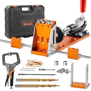 VEVOR Pocket Hole Jig Kit with 34 Pieces