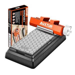 AUXTUR Sharpening Stone and Honing Guide Set