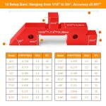 Comfylichi 14pc Aluminum Table Setup Blocks