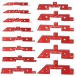 Comfylichi 14pc Aluminum Table Setup Blocks