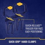 IRWIN QUICK-GRIP Clamps for Woodworking, Quick Release Triggers, 6 Inch, 8 Piece Set (IRHT83220)