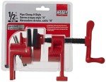 BESSEY BPC-H12, 1/2 In. H Style Pipe Clamps - Incredibly Versatile, Easy To Assemble, Indespensable Workshop Clamp For Woodworking, Carpentry, Home Improvement, and DIY Projects