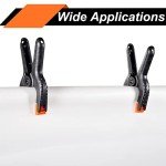 20 Packs Spring Clamps, 3.5 inch Spring Clamps Heavy Duty for Crafts and Professional Plastic Spring Clamps for Woodworking, Small Spring Clips Clamps for Backdrop Stand Photography Clamp Toresano