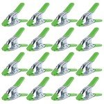 SWANLAKE 16PCS 6" inch Spring Clamp, Heavy Duty Spring Metal Spring Clamps, 2.5"-inch Jaw opening (6inch 16-Piece)