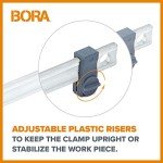 Bora 50" Parallel Clamp Set, 2 Pack of Woodworking Clamps with Rock-Solid, Even Pressure, 571150T
