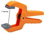 Bora 1-Inch Mini Spring Clamp, 20-pack, 540520. Give yourself an extra hand with these tough polymer mini spring clamps